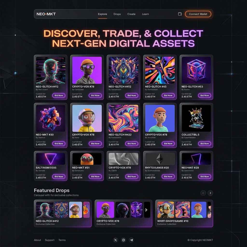 Grow Maker NFT Digital Arts Website